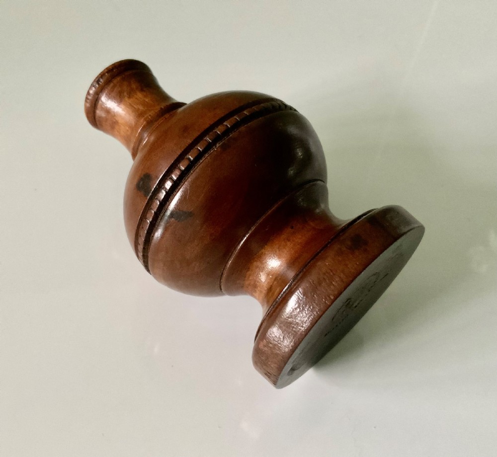 Early 19th century treen pounce pot View II