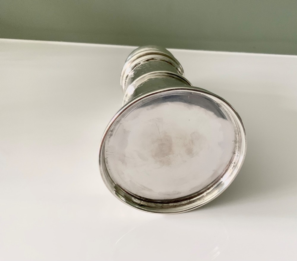 Arts & Crafts silver sugar sifter View IV