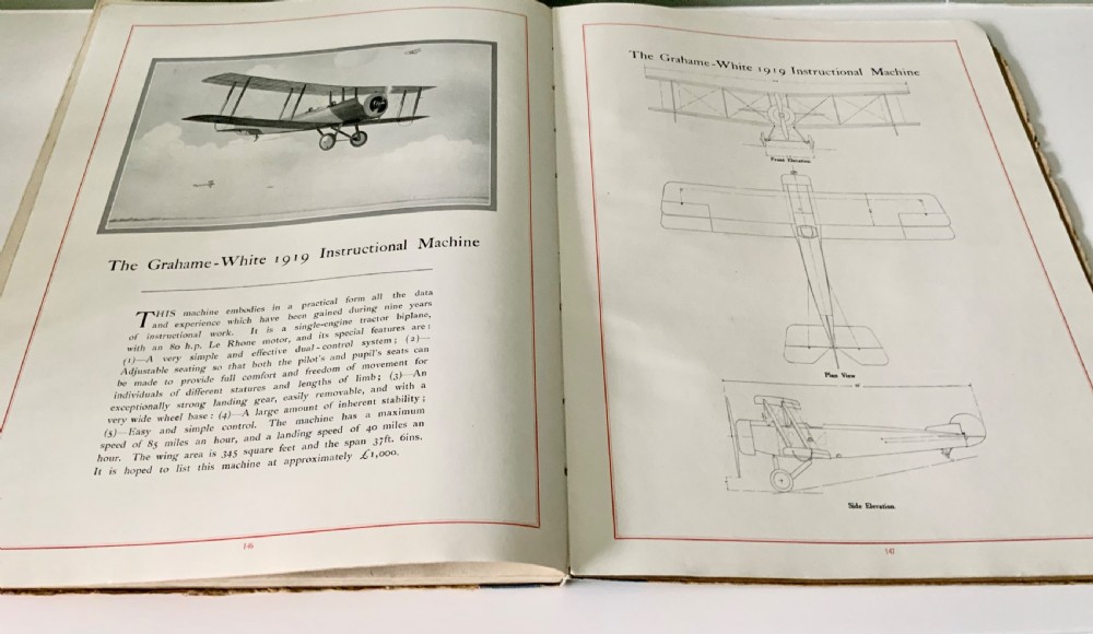 Antique book - The Birthplace of Aerial Power - 1919 View VII