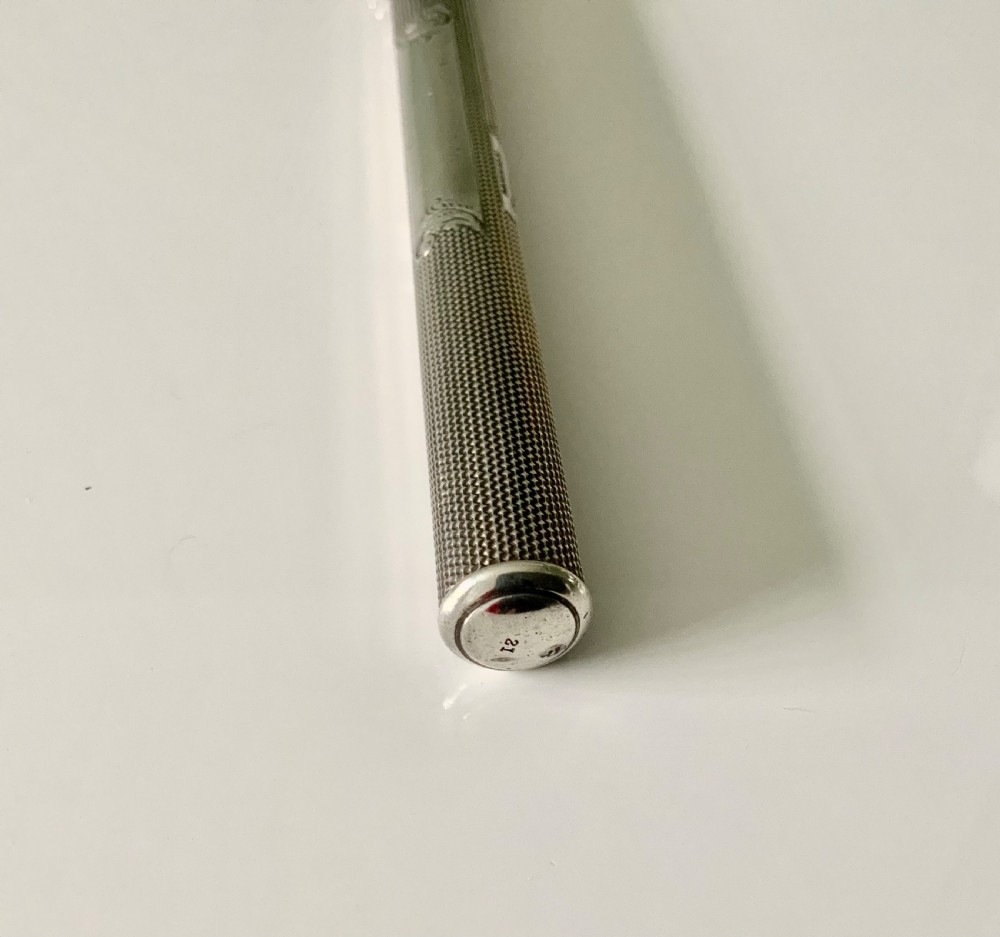 Sampson Mordan Chester silver chatelaine thermometer holder View II