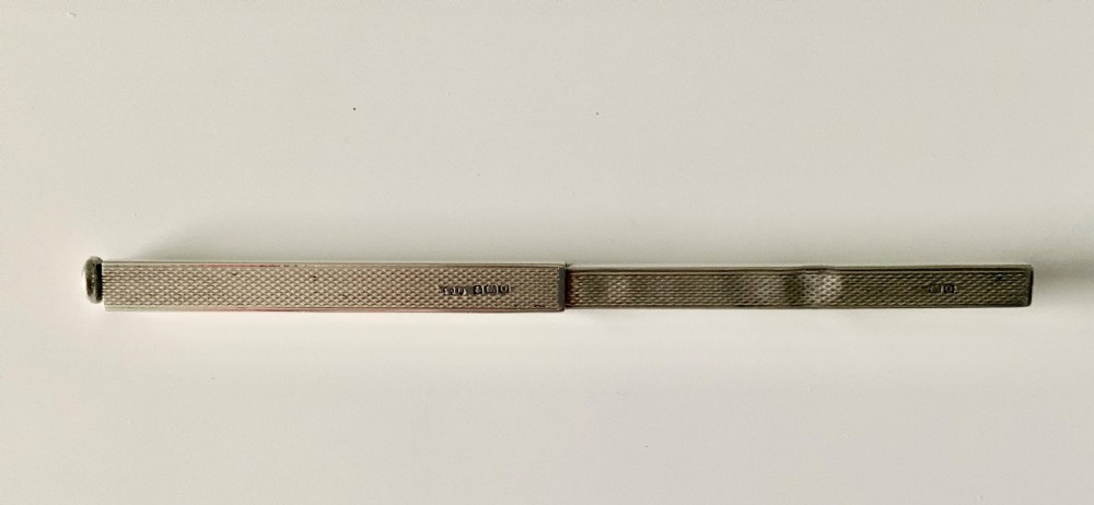 Art Deco silver swizzle stick View II
