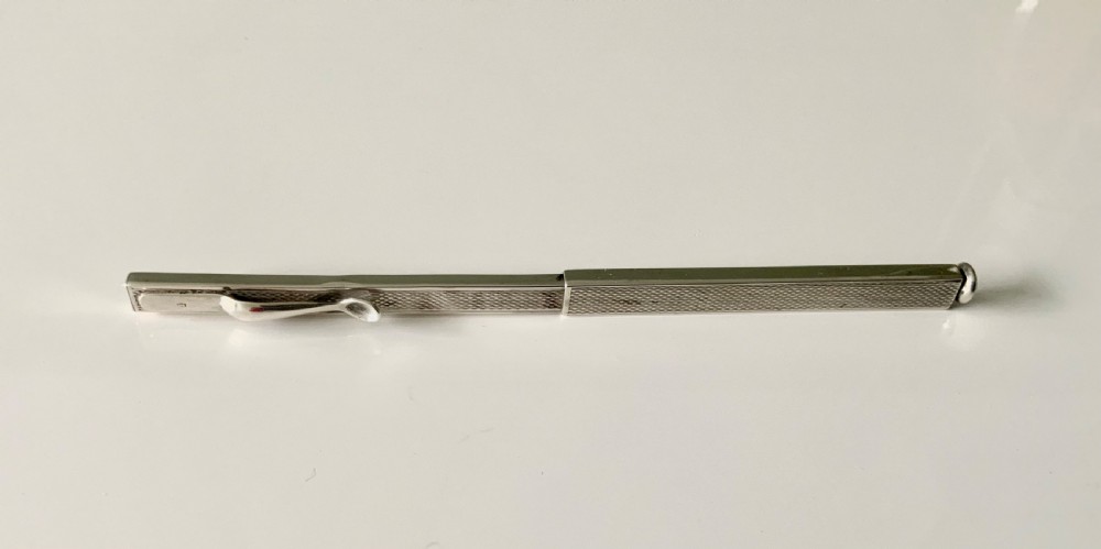 Art Deco silver swizzle stick View III