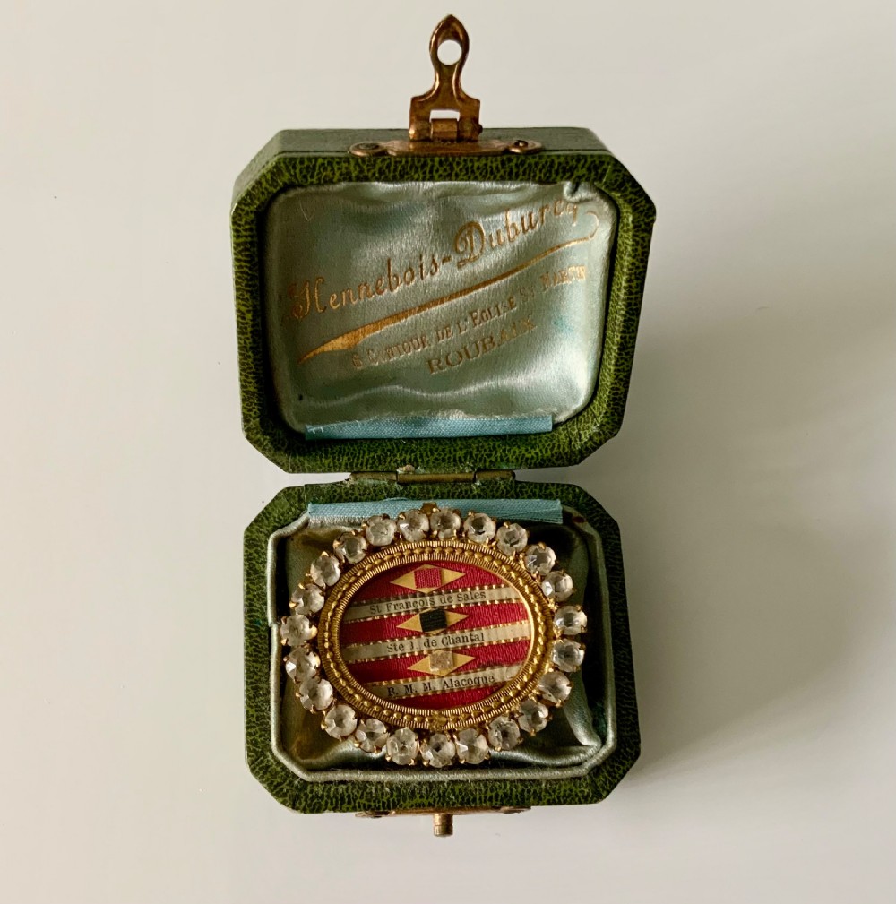 Mid 19th Century triple reliquary