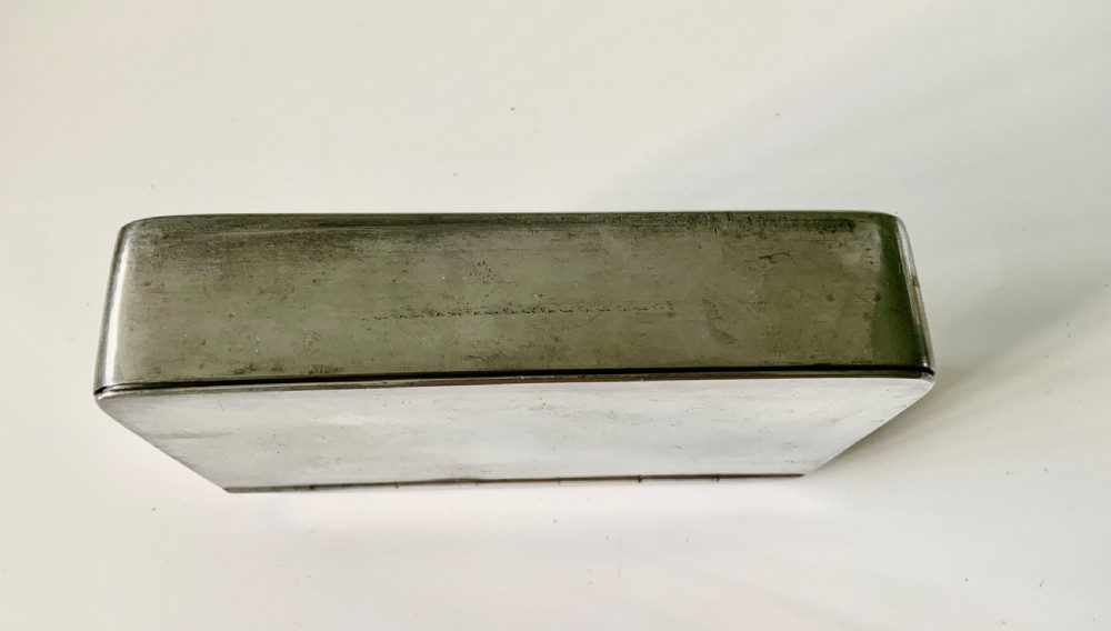 James Dixon & Son plated sandwich tin & Flask View IX