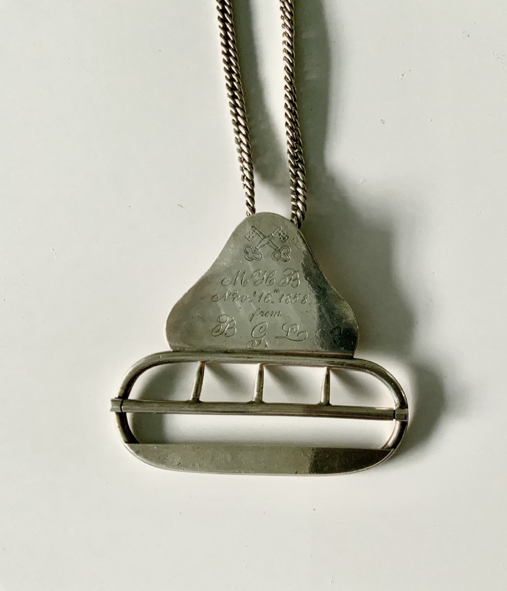 Victorian silver nurses buckles View III