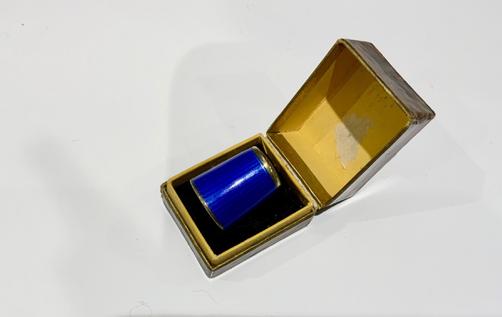 David Anderson silver & enamel thimble View II