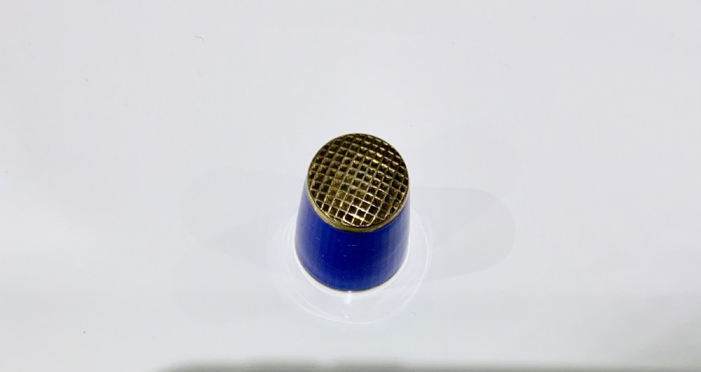 David Anderson silver & enamel thimble View III