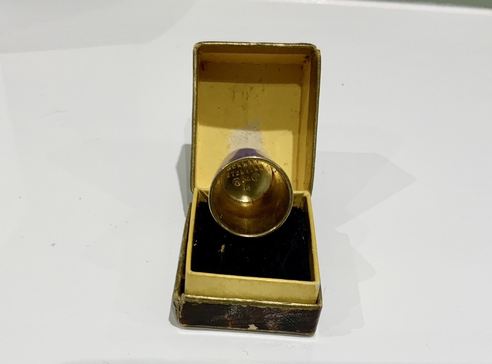 David Anderson silver & enamel thimble View IV