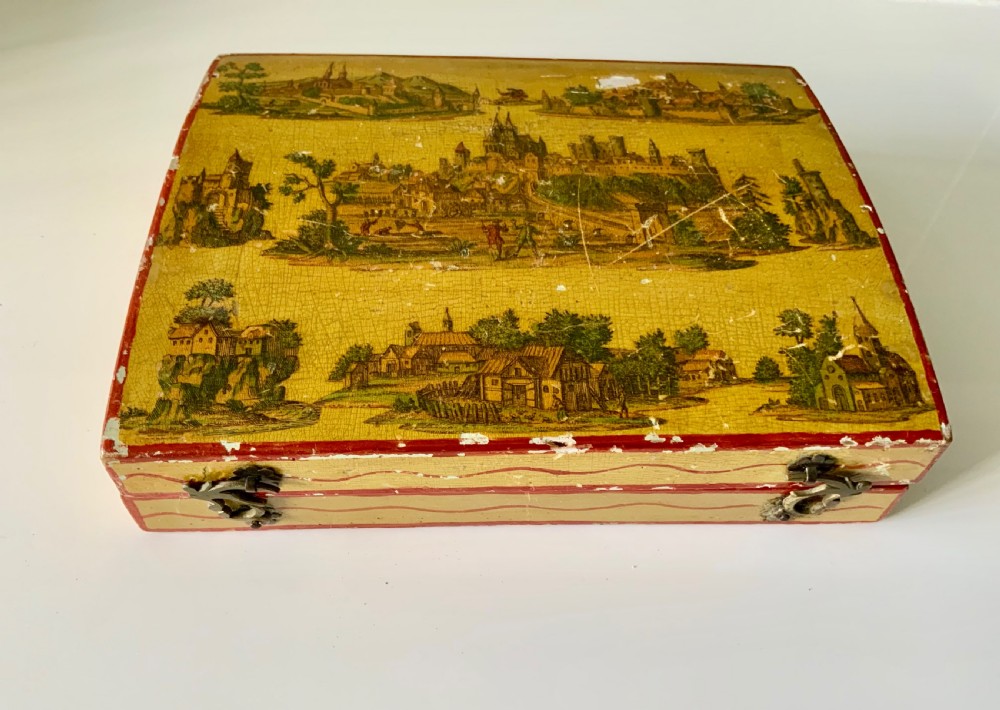Late 18th Century “Arte Povera” box View VIII