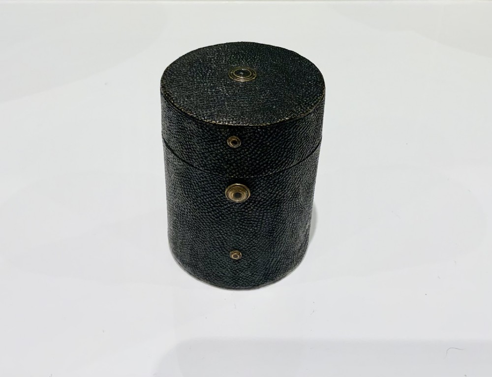 Georgian Shagreen monocular case