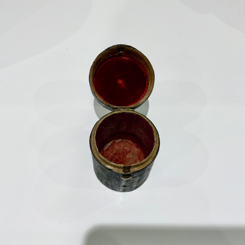 Georgian Shagreen monocular case View III