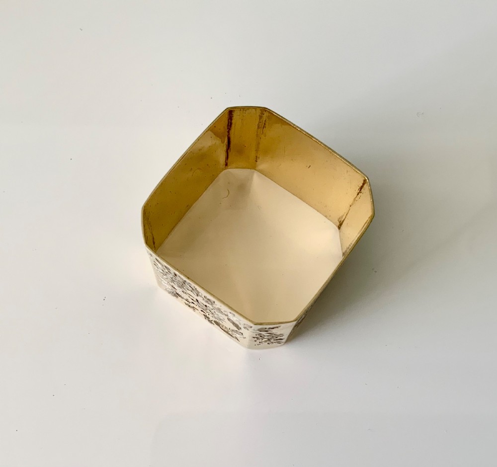 Silver gilt christening set - spoon & napkin ring View VIII