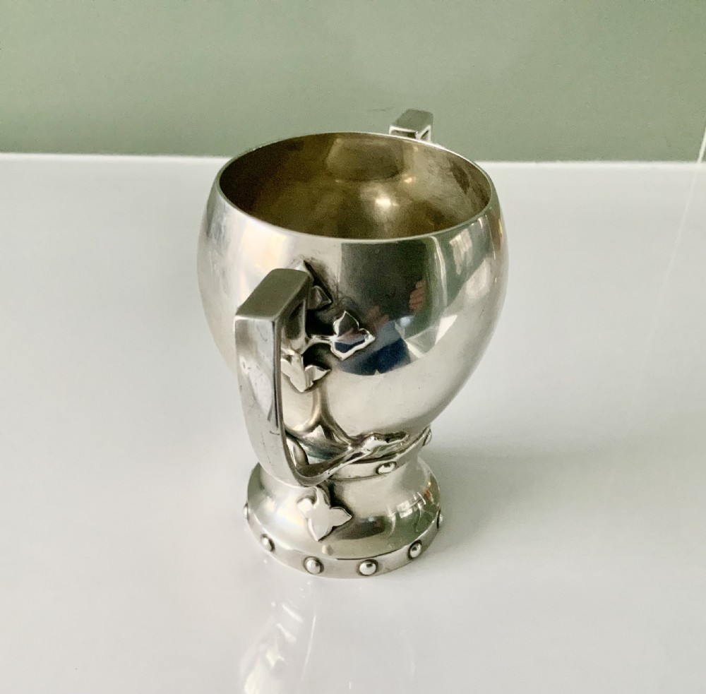 Arts & Crafts silver goblet View II