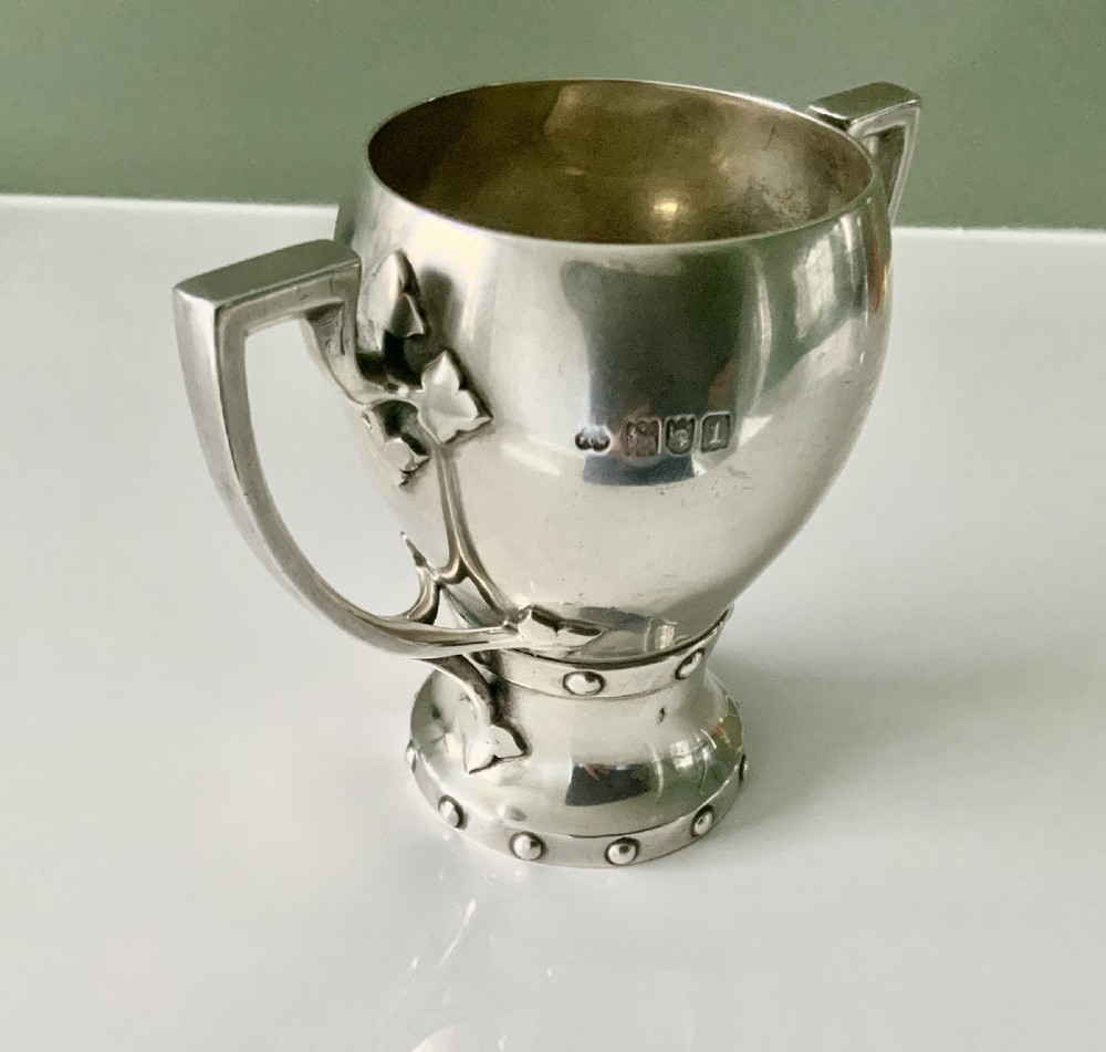 Arts & Crafts silver goblet View III