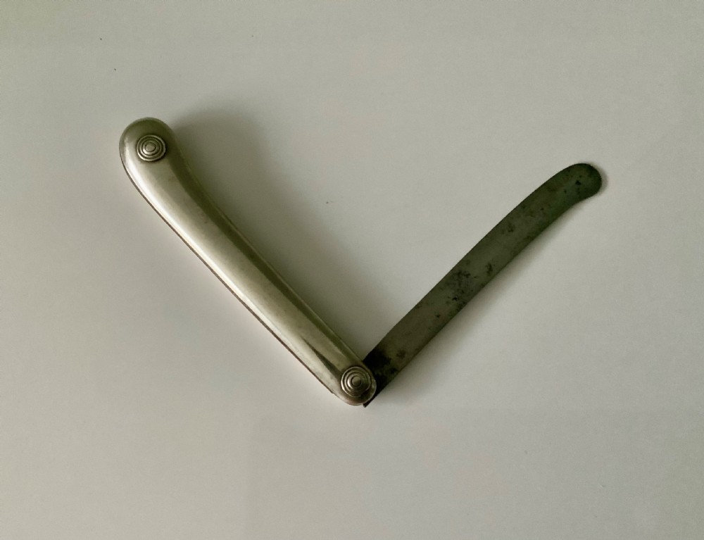 Georgian pistol handled fruit knife. View IV