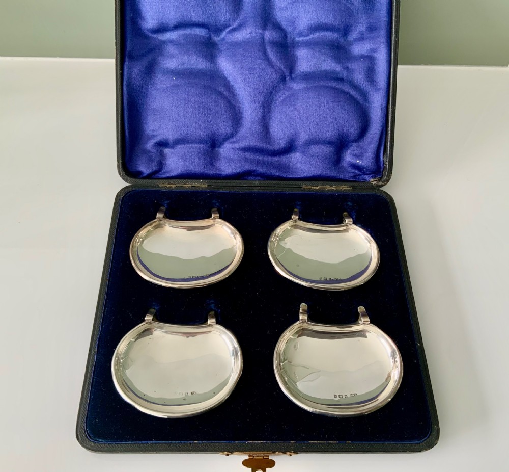 Silver pip trays - four in original box
