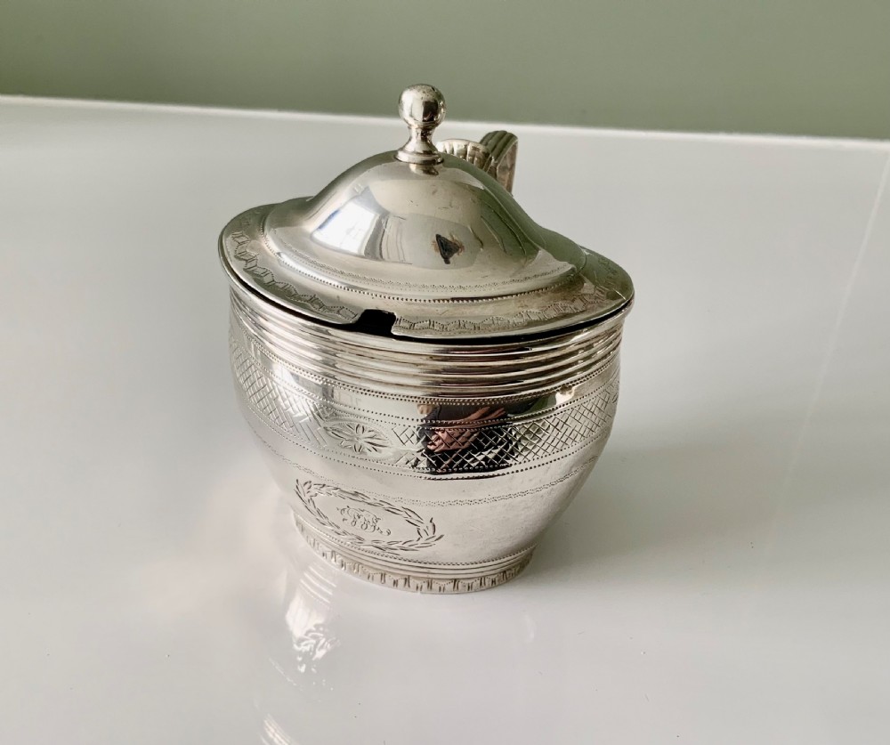Georgian silver mustard pot