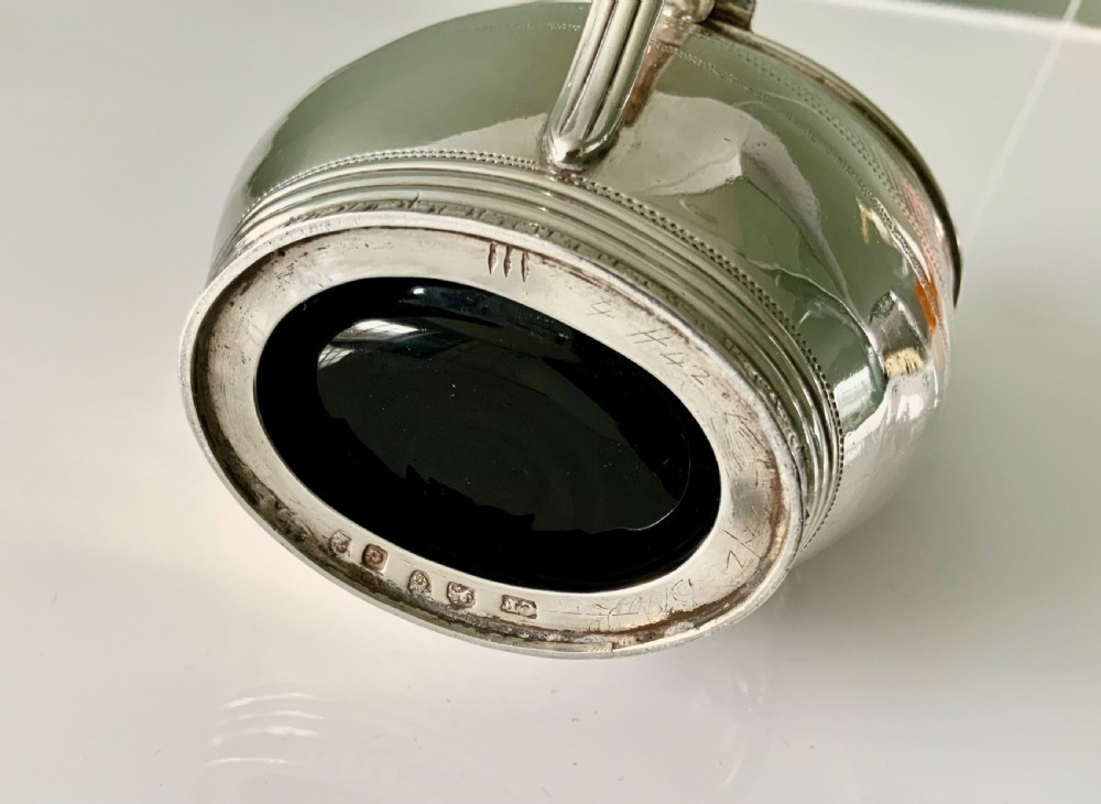 Georgian silver mustard pot View V
