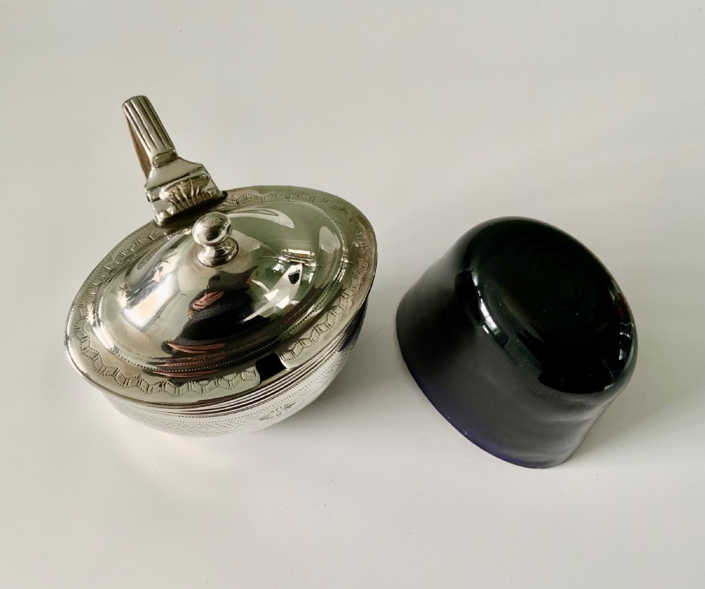 Georgian silver mustard pot View VI