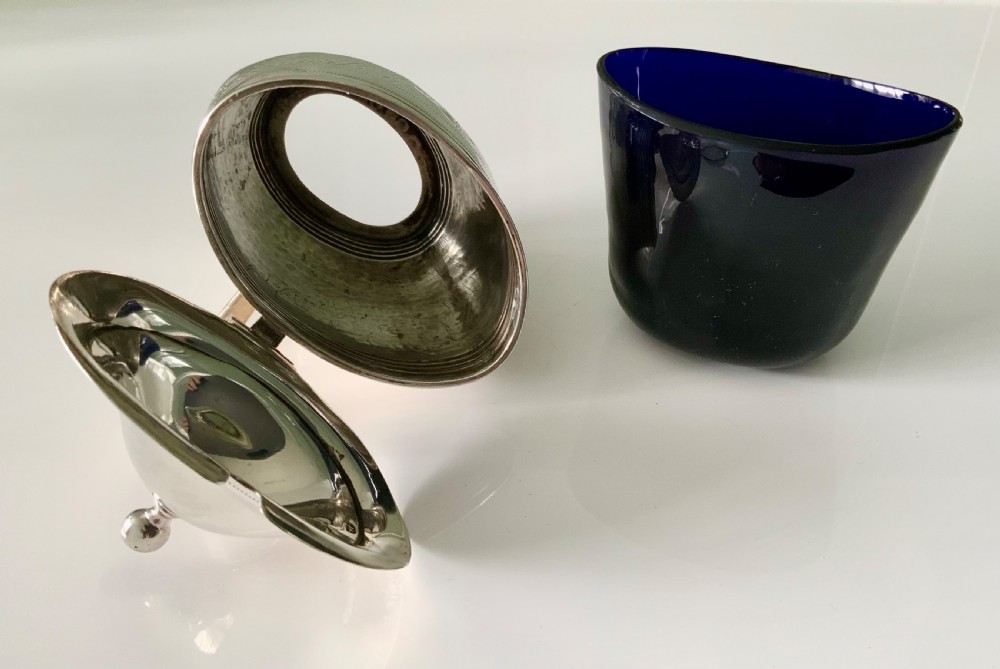 Georgian silver mustard pot View VII
