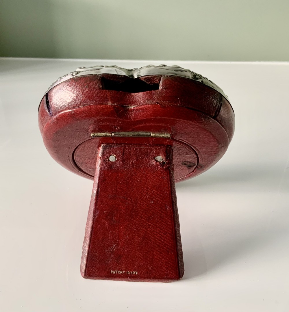 Chester heart shaped silver watch holder stand View III