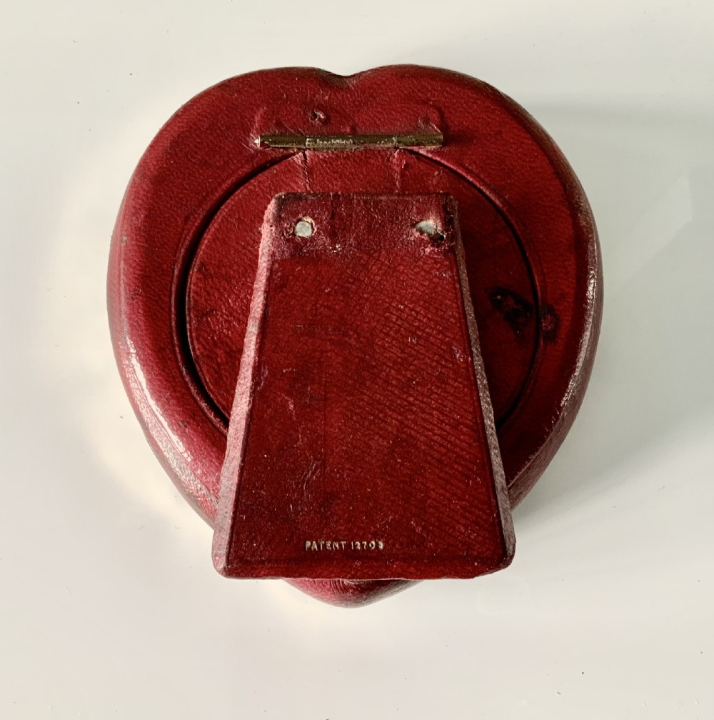 Chester heart shaped silver watch holder stand View VI
