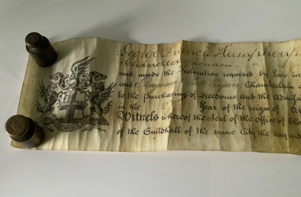 Victorian copy of “Freedom City of London” View IV
