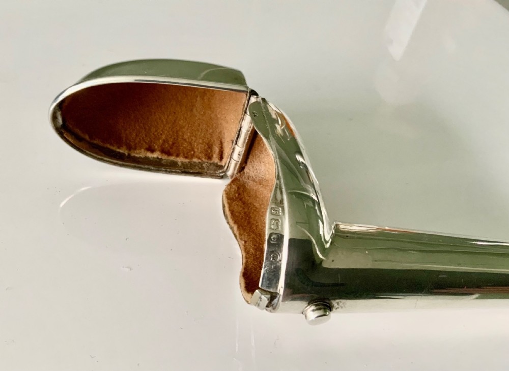 Edwardian silver pipe holder View VI