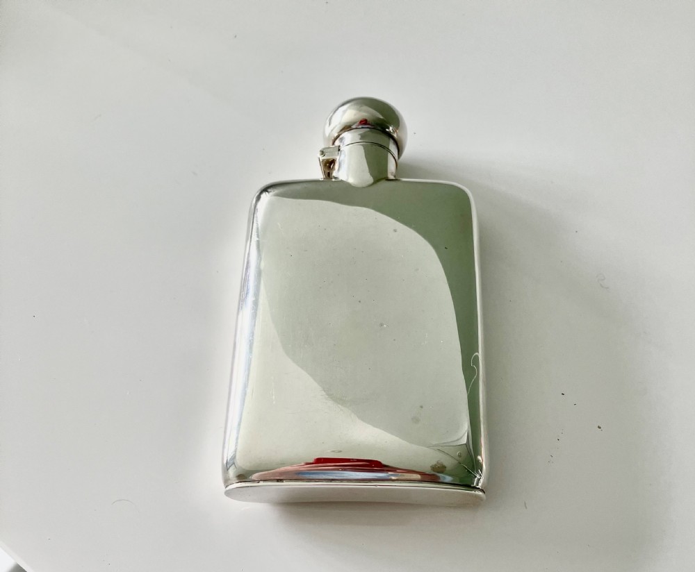 Silver hip flask