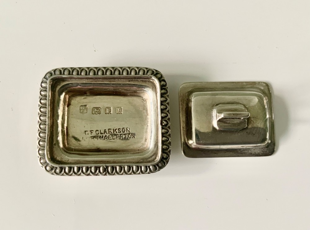 Dolls house miniature silver entree dish & cover View III