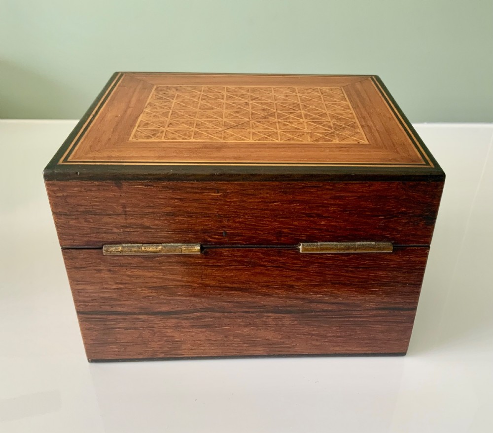 Late 19th century wooden stationery box View III