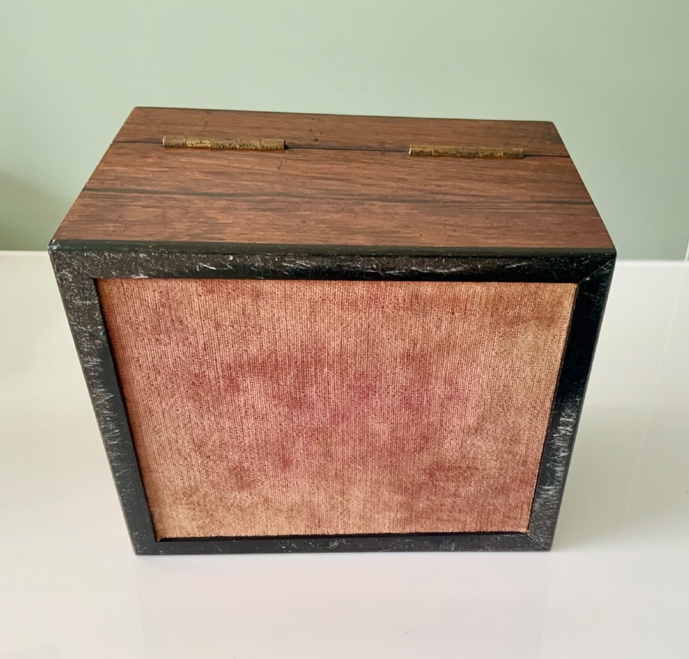 Late 19th century wooden stationery box View IV