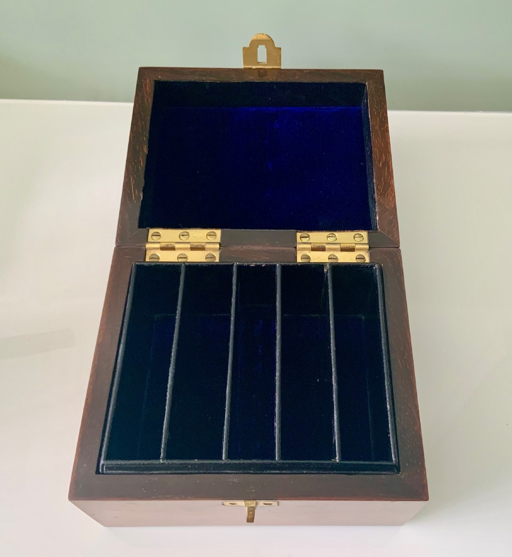 Late 19th century wooden stationery box View V