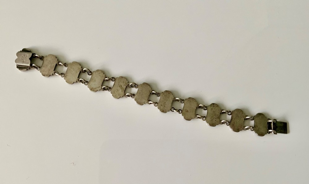 Volmer Bahner silver and enamel bracelet View II