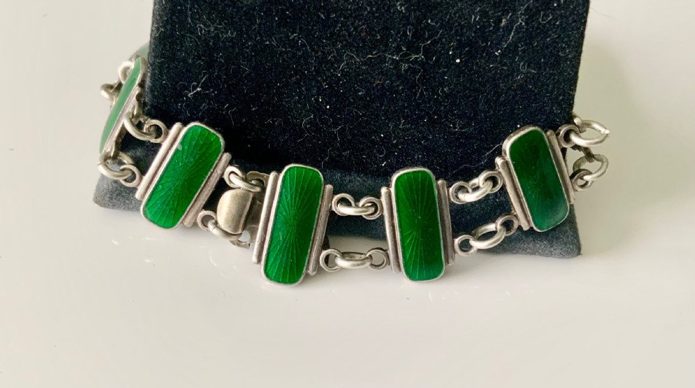 Volmer Bahner silver and enamel bracelet View III