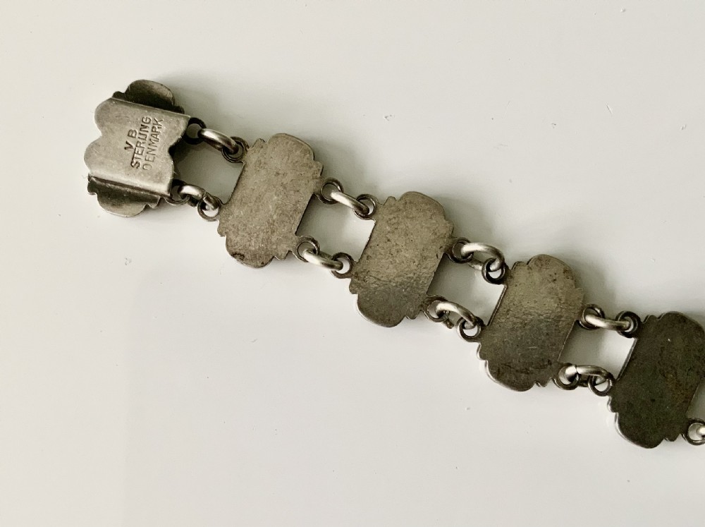 Volmer Bahner silver and enamel bracelet View IV