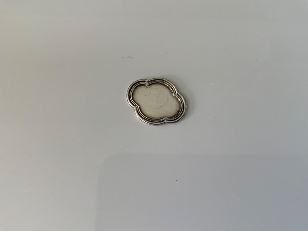 Silver miniature dolls house tray View II