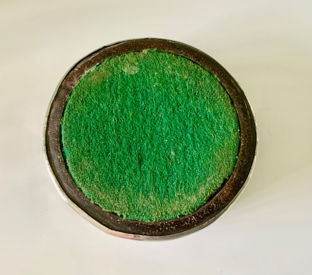 Georgian silver wine coaster View III