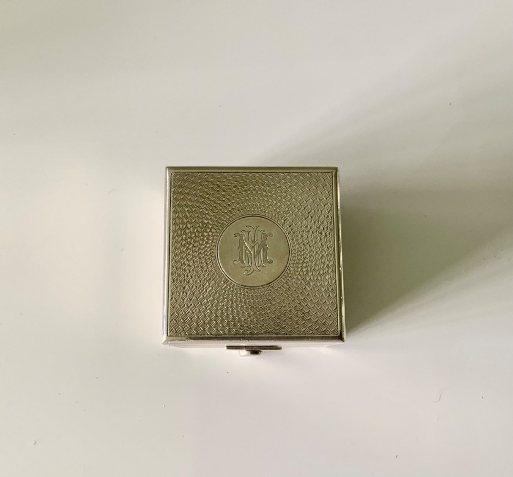 Silver travelling inkwell - Drew & Sons View IV