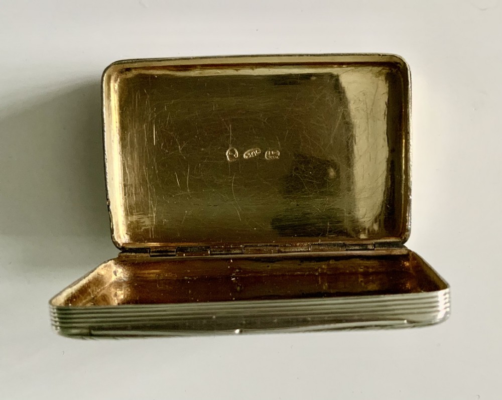 Georgian silver snuff box View VI