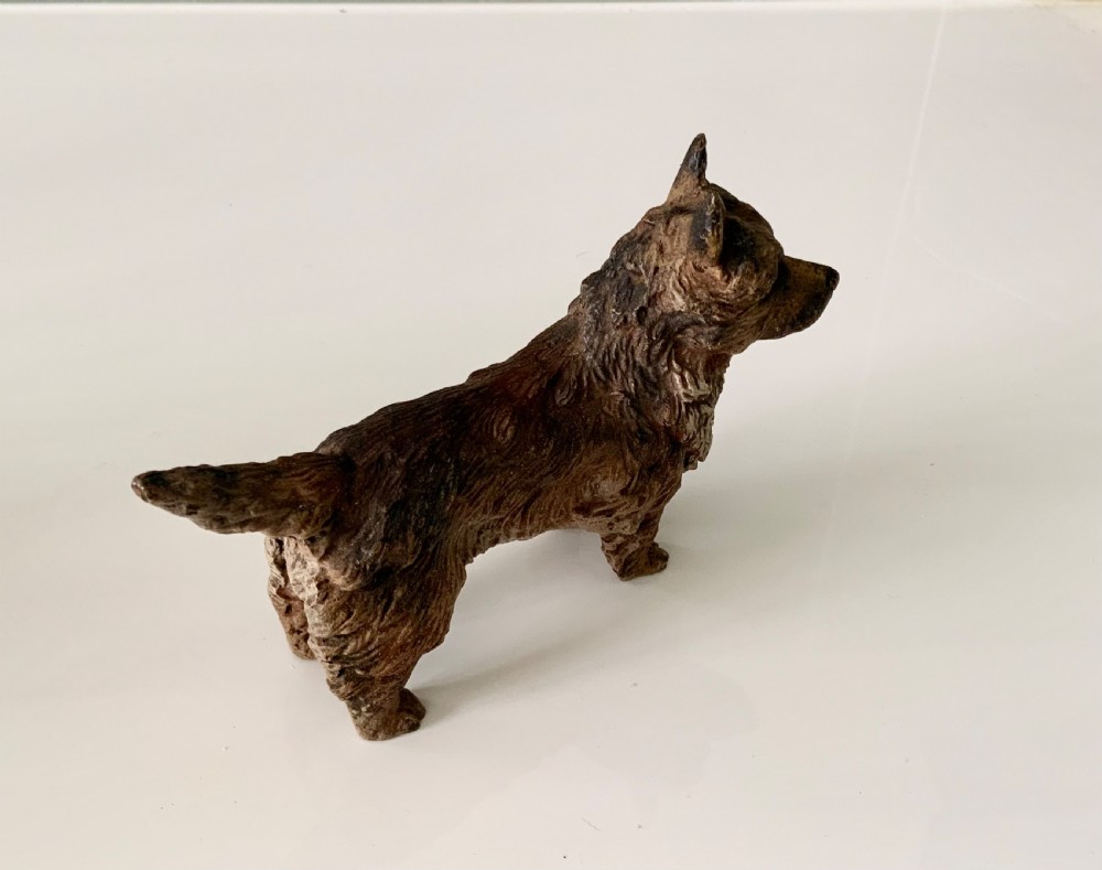 Austrian cold painted bronze terrier View IV