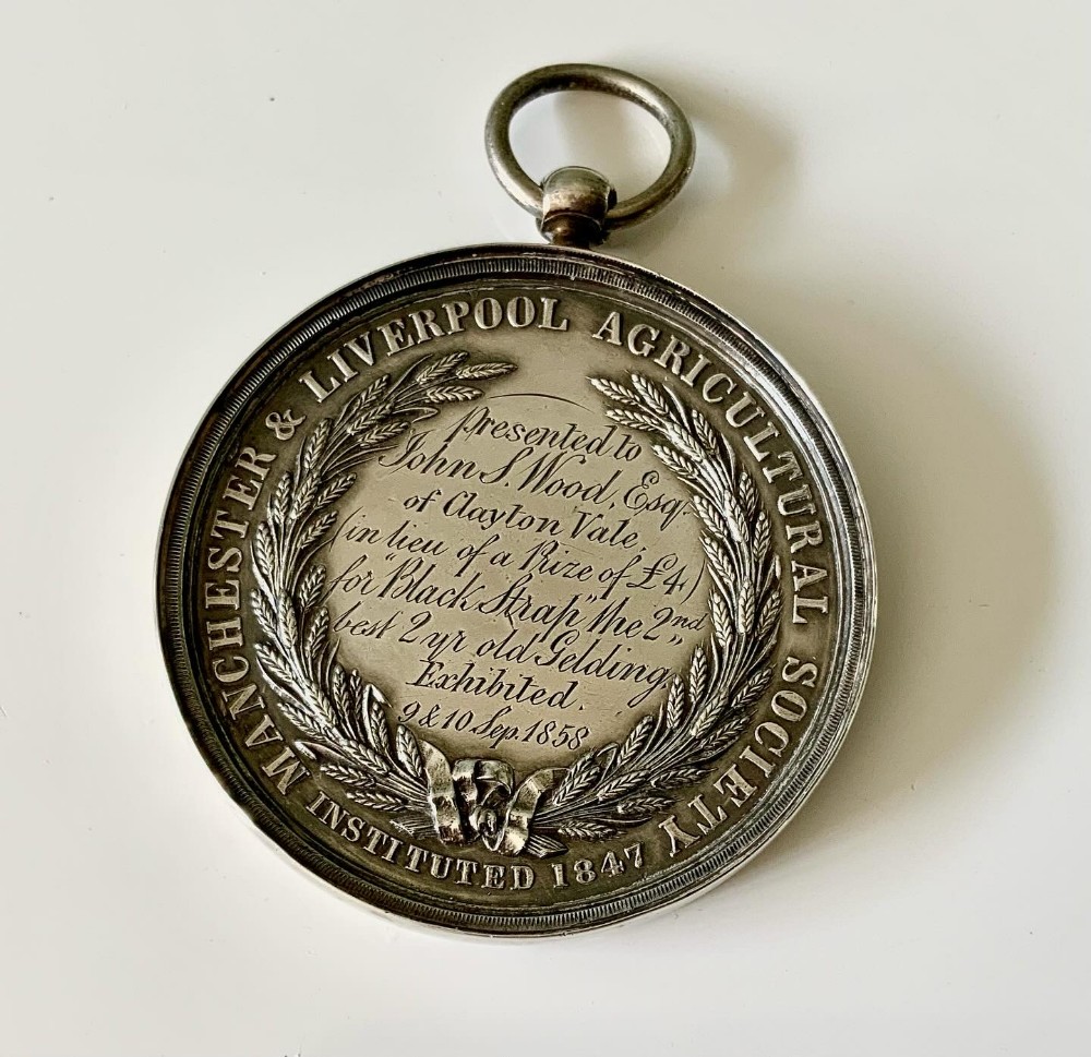 Agricultural Medal 1858