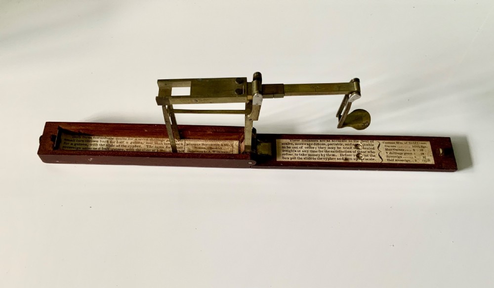 19th Century sovereign/guinea scales