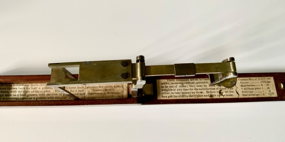 19th Century sovereign/guinea scales View V