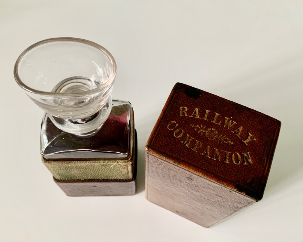 Late 19th Century Railway Companion decanter & tot glass View III