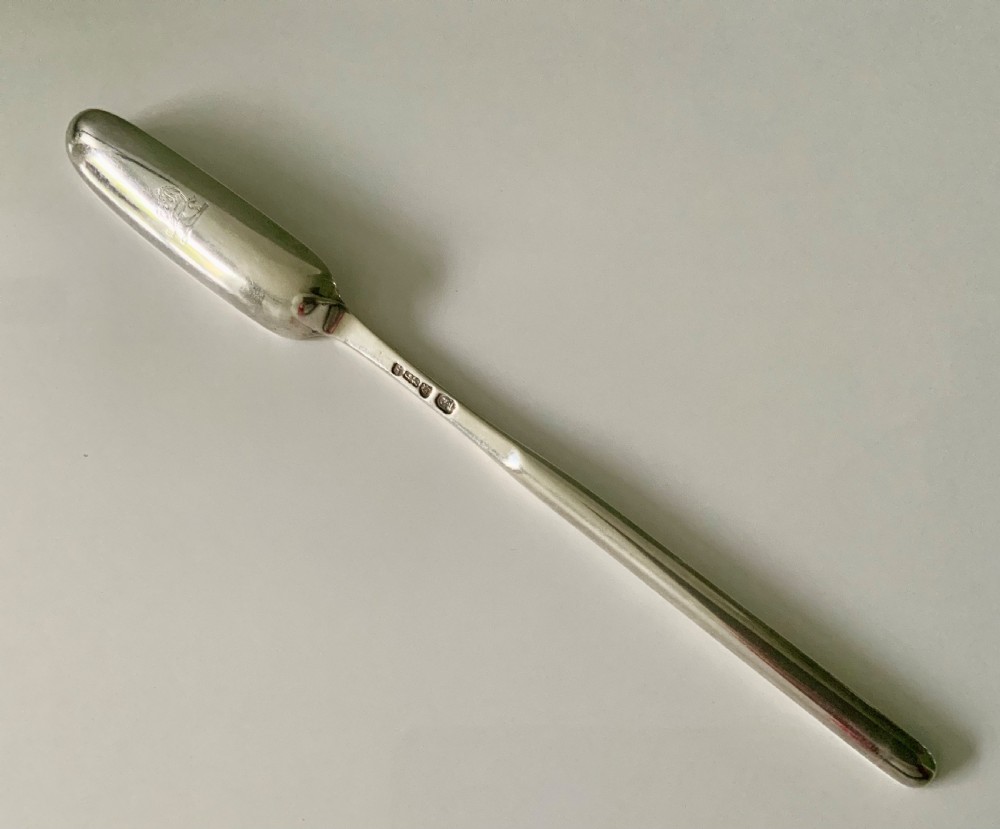 George III silver marrow scoop - Intaglio mark View II