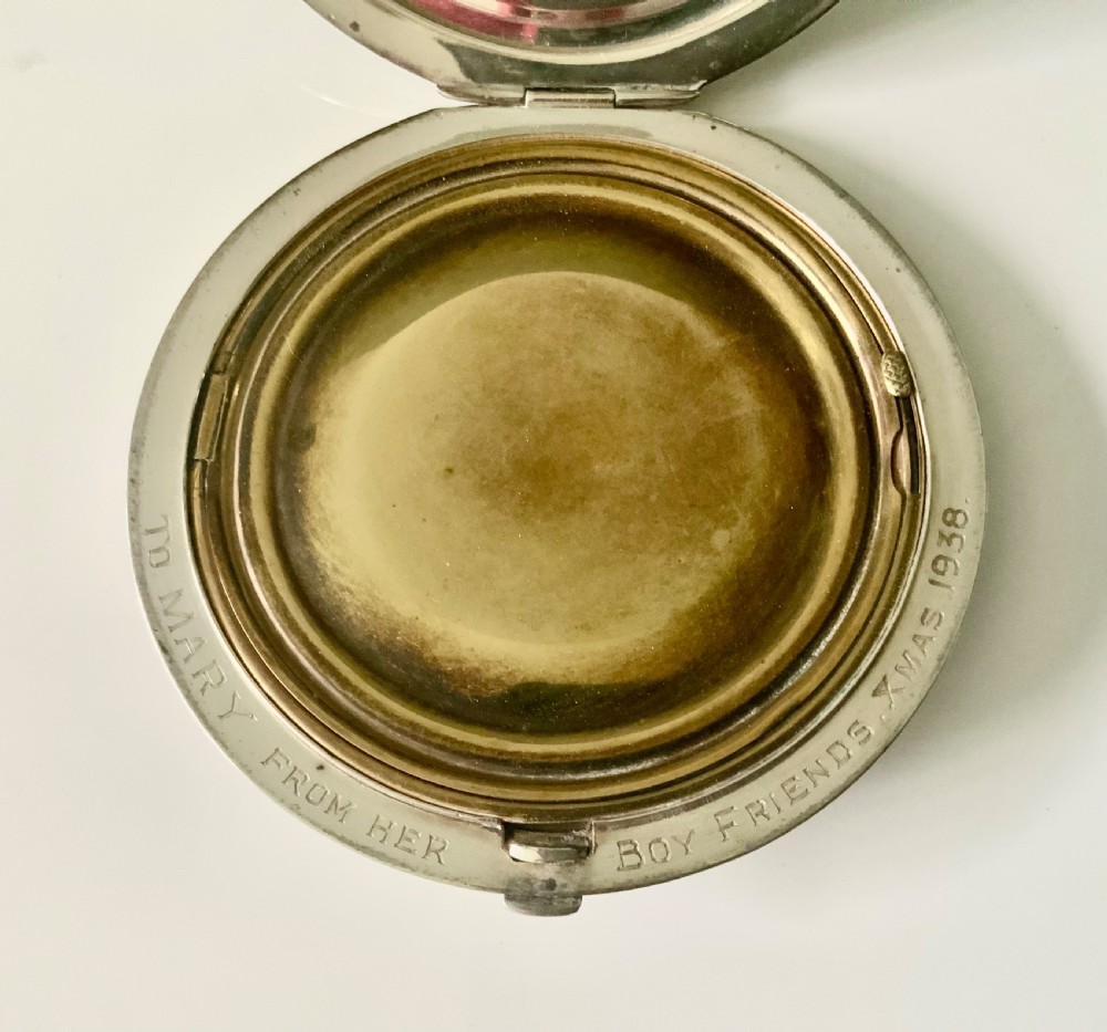 Art Deco silver compact View III