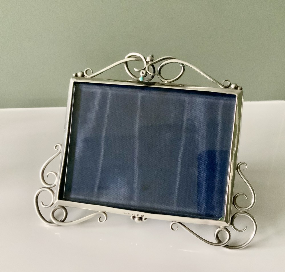 Victorian silver photograph frame