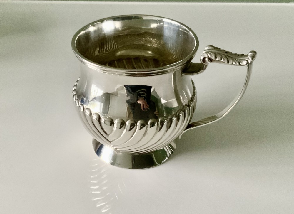 Georgian silver mug