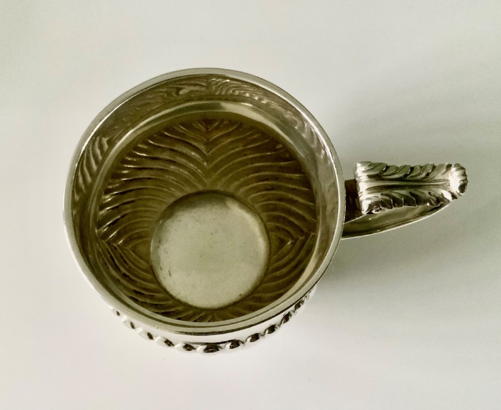 Georgian silver mug View IV
